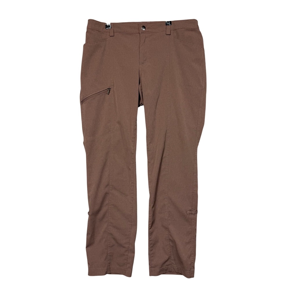 Duluth Trading Co Pants Womens 14 Brown Stretch Hiking Gorpcore Outdoor